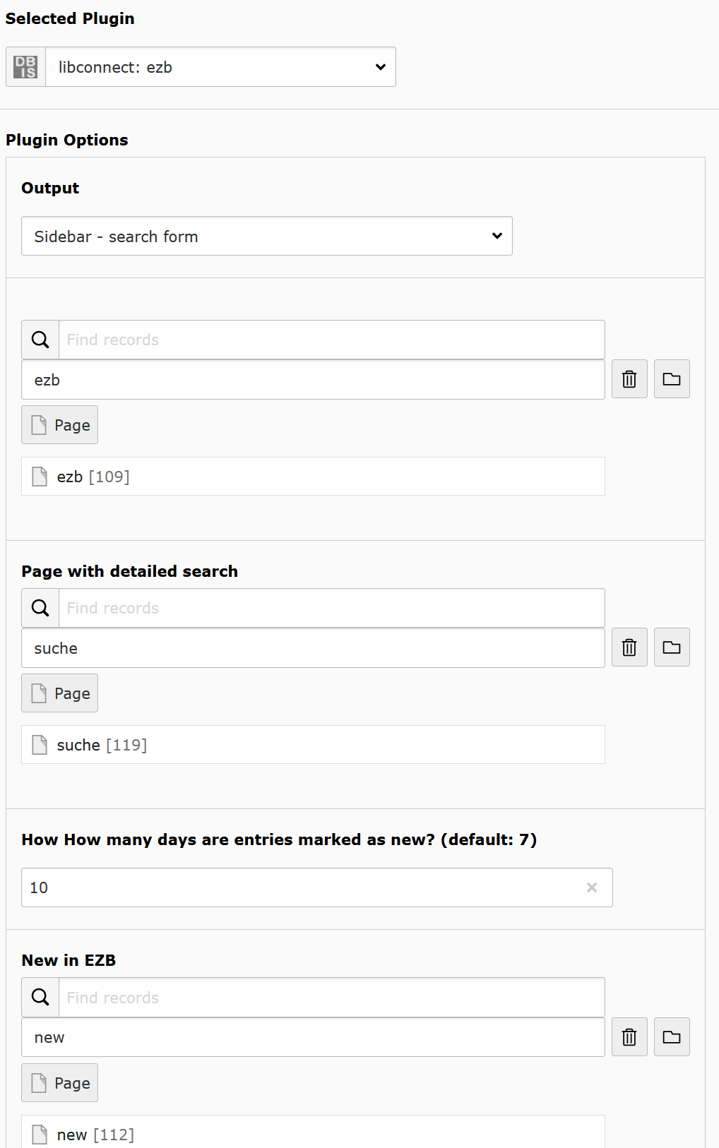 output as sidebar