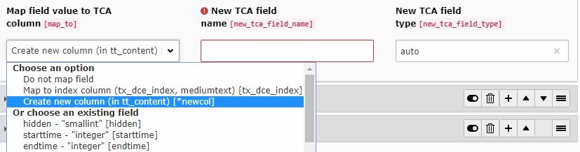 TCA mapping