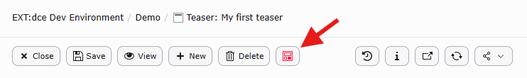 Edit DCE button for administrators
