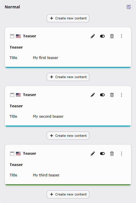 DCE Container when Simple Backend View is enabled