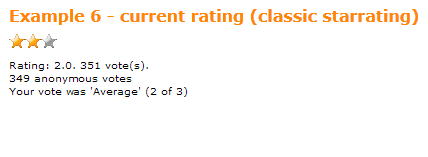 Example 6 - vote form