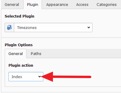Backend plugin selection