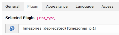 Deprecated element type "Insert plugin"