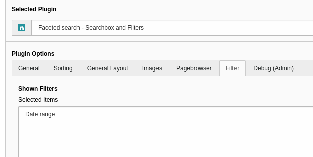 Add the filter to the searchbox plugin