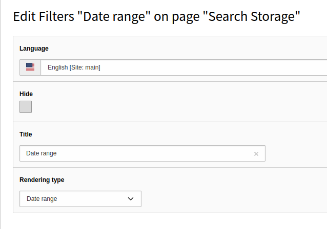 Add a new filter of type "date range"