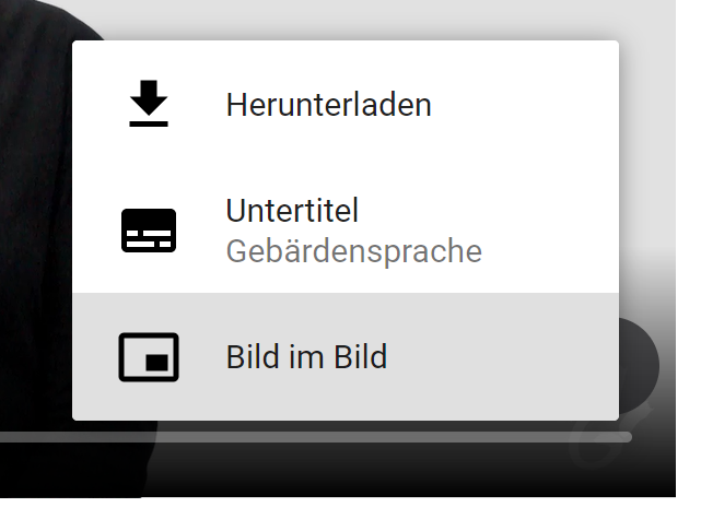 Frontend rendering in the default video player