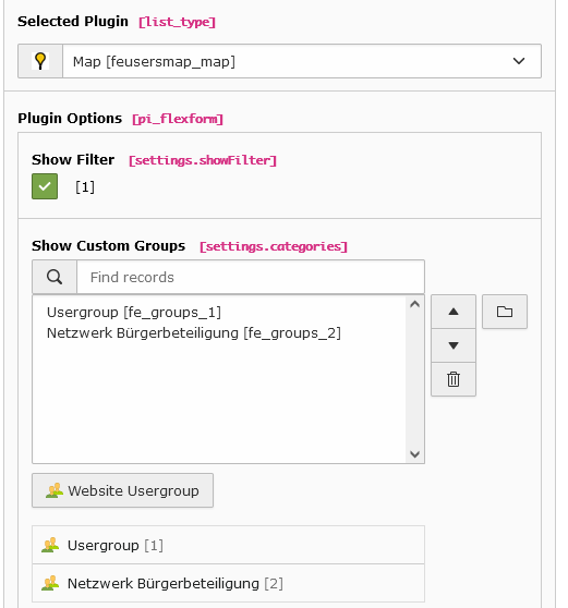 Plugin Options