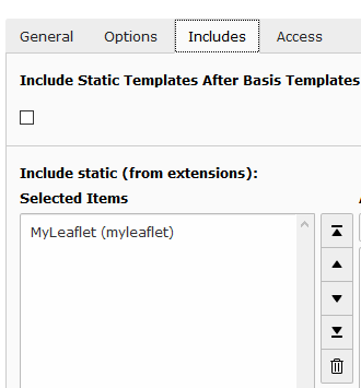 Include Static