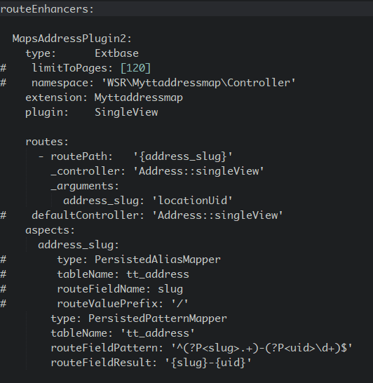 Route enhancer example