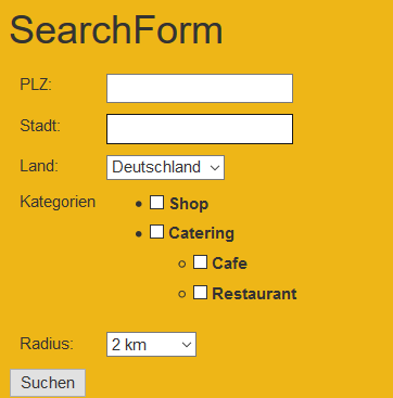 Search form