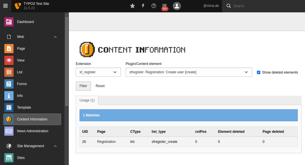 backend module