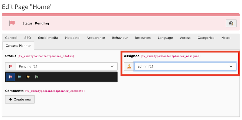 Change the assignee of a record