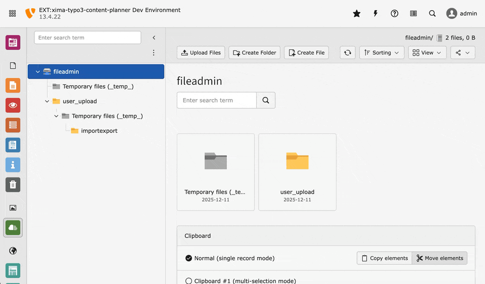 Filelist screencast