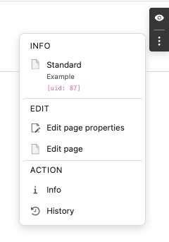 Toolbar Menu