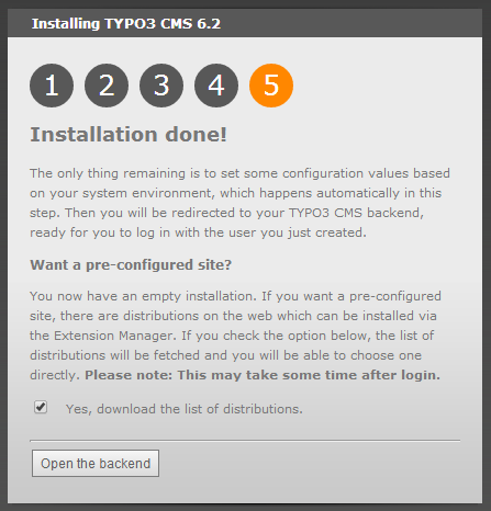 Install Tool in 1-2-3 mode, fifth step.