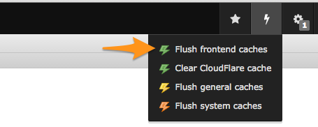 Flushing cache on Cloudflare