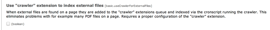 Set crawler for linked files